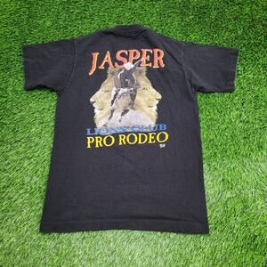 Vintage Jasper Pro Rodeo Shirt Medium 19x27 Lions-Club